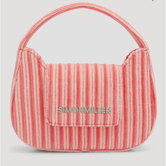 Simon Miller MINI RETRO BAG IN POWDER PINK MULTI - Picture 13 of 16